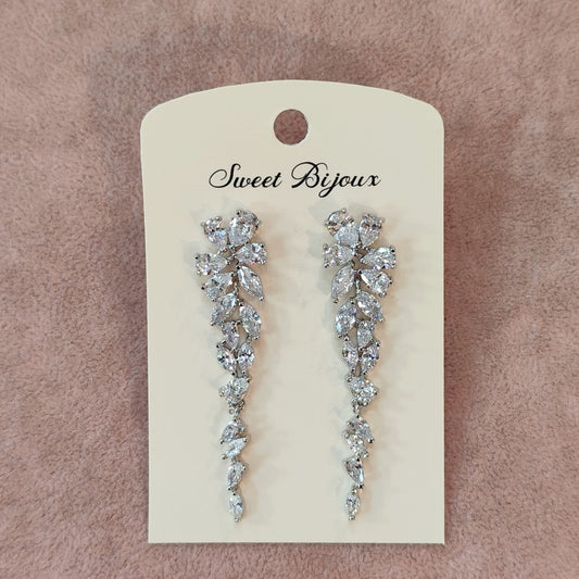 Brinco navetes de zircônia 13469D0