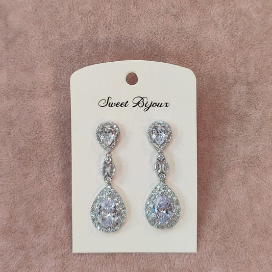 Brinco gota de zircônia 18D04F5