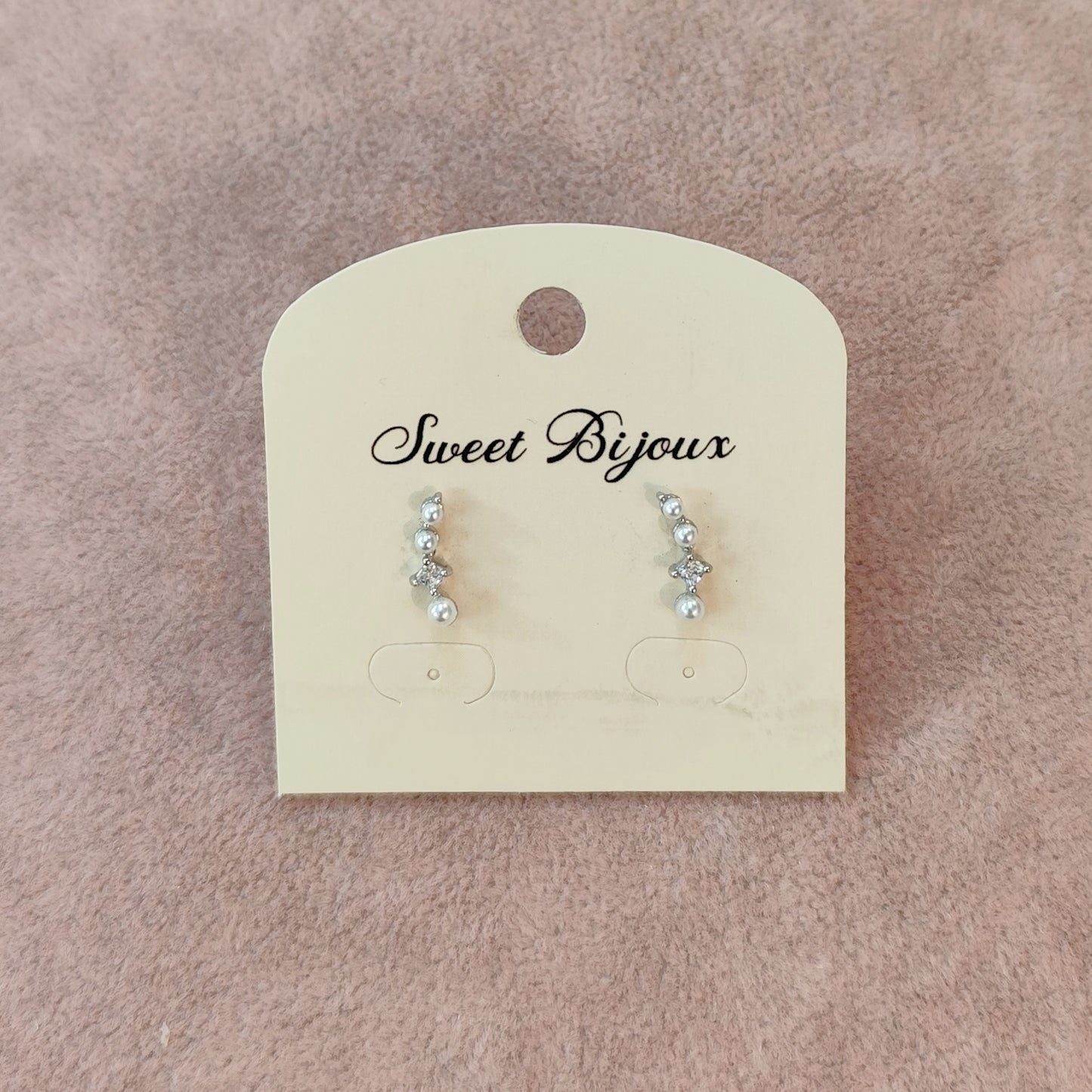 Brinco de pérola com zircônia 1CE7331