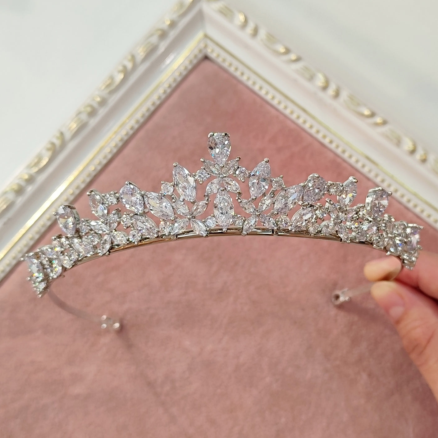 Coroa de noiva de zircônia 17C32B8