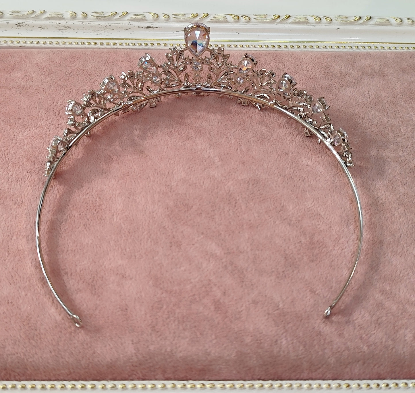 Coroa de noiva de zircônia 17CA0DF