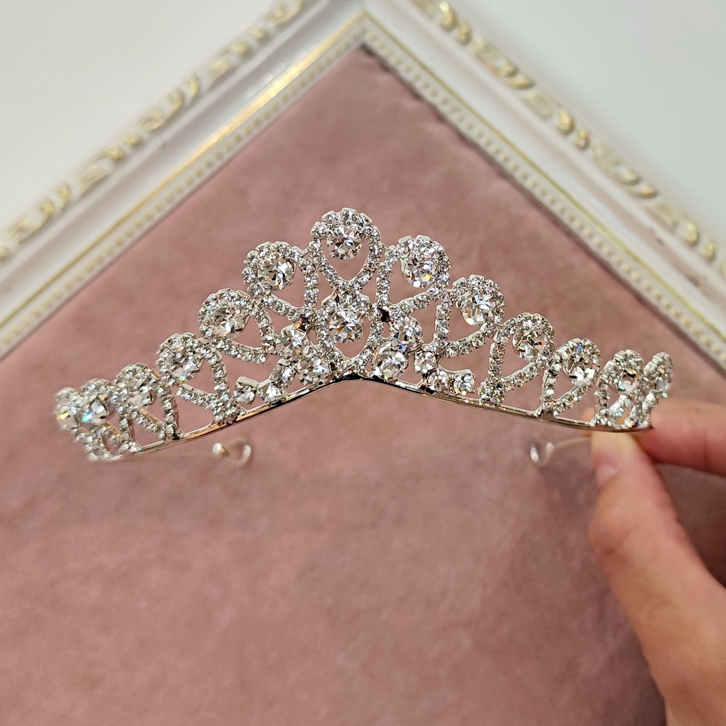 Coroa de daminha com cristal 1E645FE