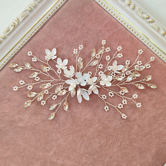 Arranjo maleável de cristais com pérola 1D7BD3D