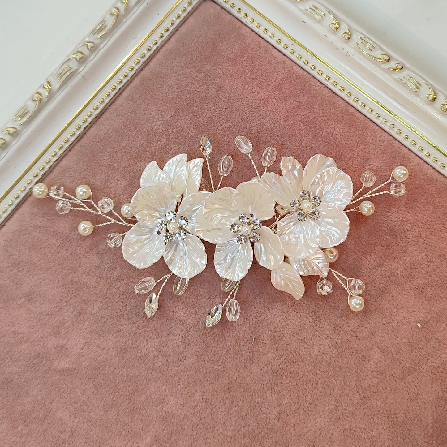 Arranjo flor de madripérola 2035C19