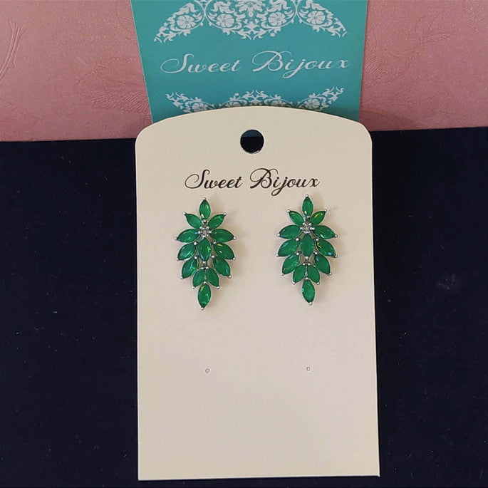 Brinco navetes de Zircônia 1ACA1FB