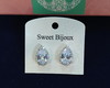 Conjunto Tiara e Brinco para noiva de Zircônia  1935766
