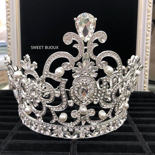 Coroa de miss com cristais 133A166