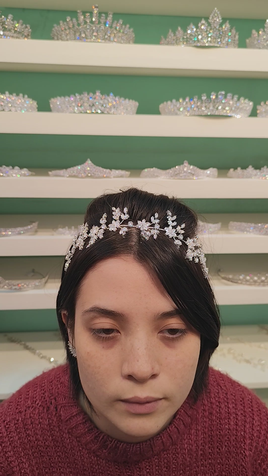 Tiara maleável de zircônia 2032ACB – Sweet Bijoux