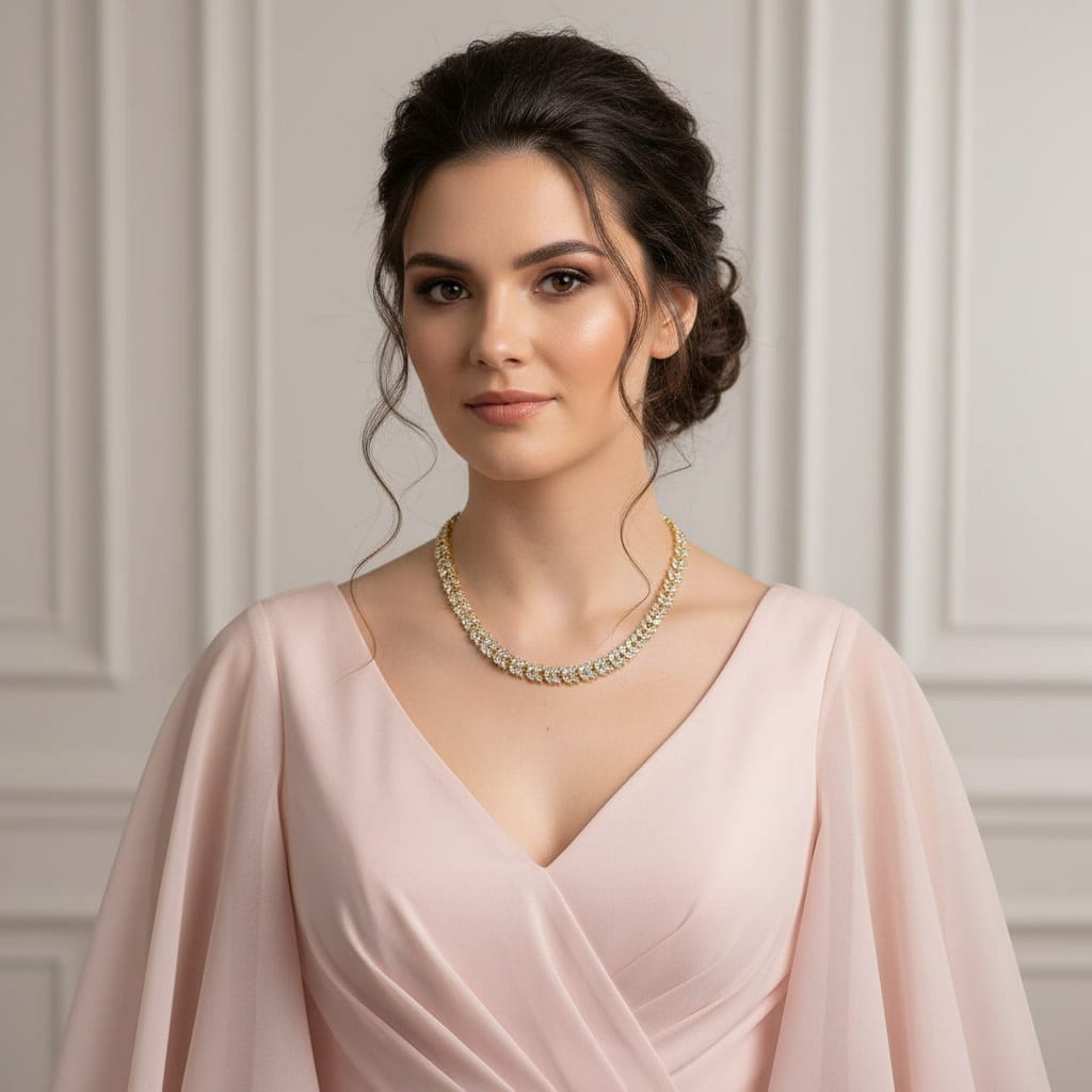 Colar de Zircônia Dourado 18K9138